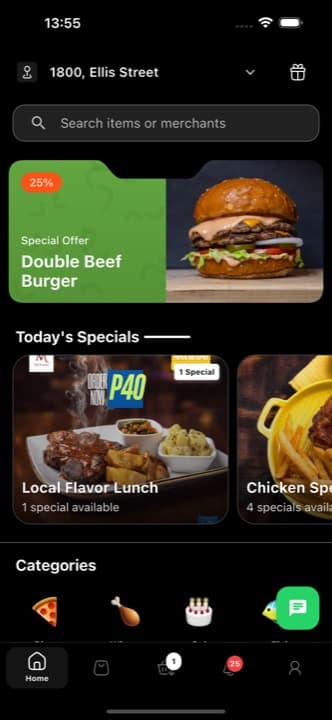 Gabs Eats storefront with today’s specials